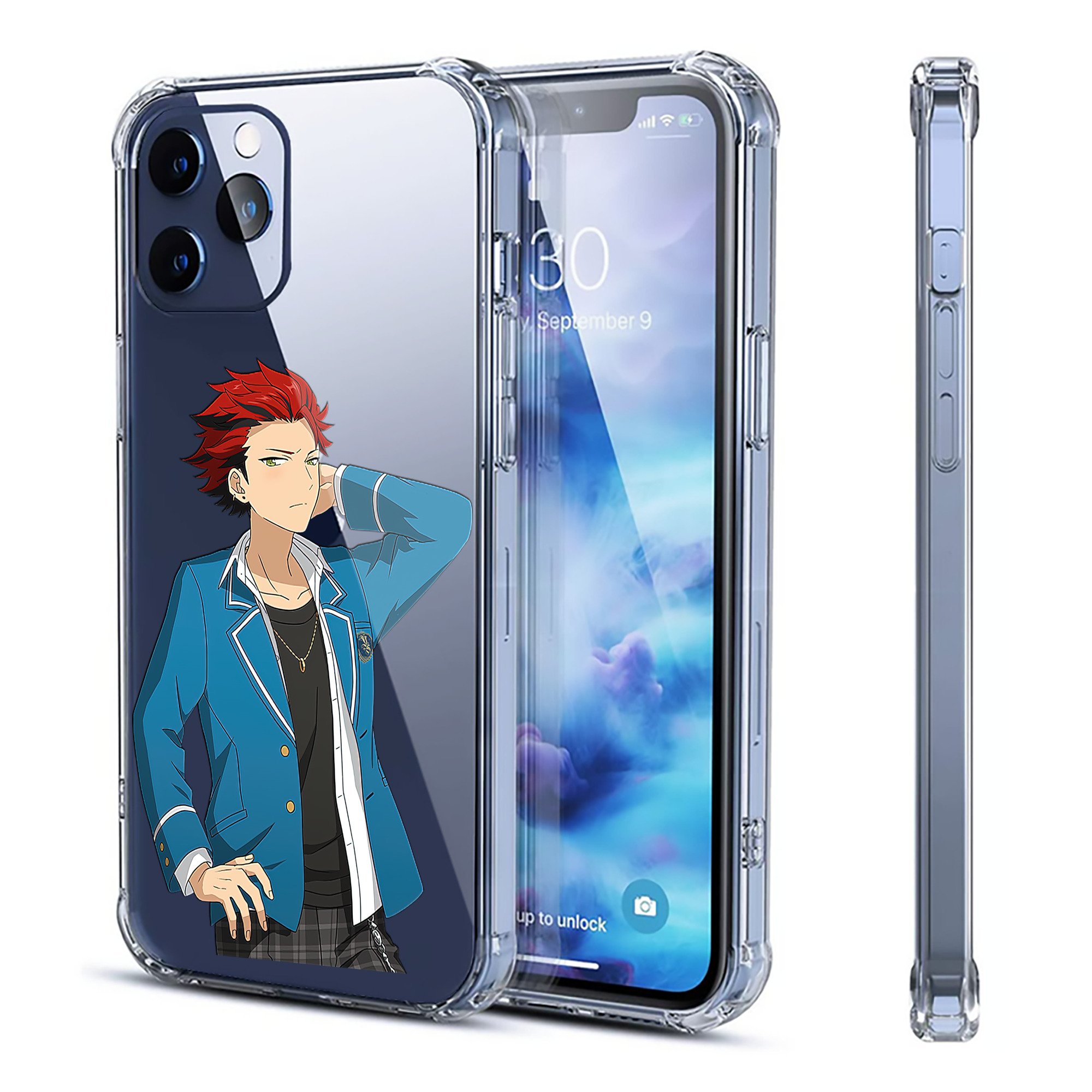 （画像用） あんさんぶるスターズ! Ensemble Stars 【iPhone 12シリーズ対応】透明スマホケース（クリアソフトケース）